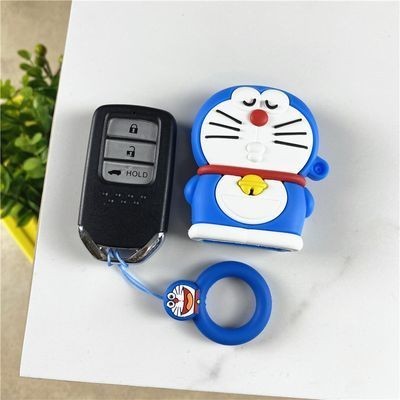 Doraemon Honda ฝาครอบกุญแจรถสําหรับ Honda Civic CRV BRV City Accord 2014 ถึง 2020 Keyless Smart Entry key