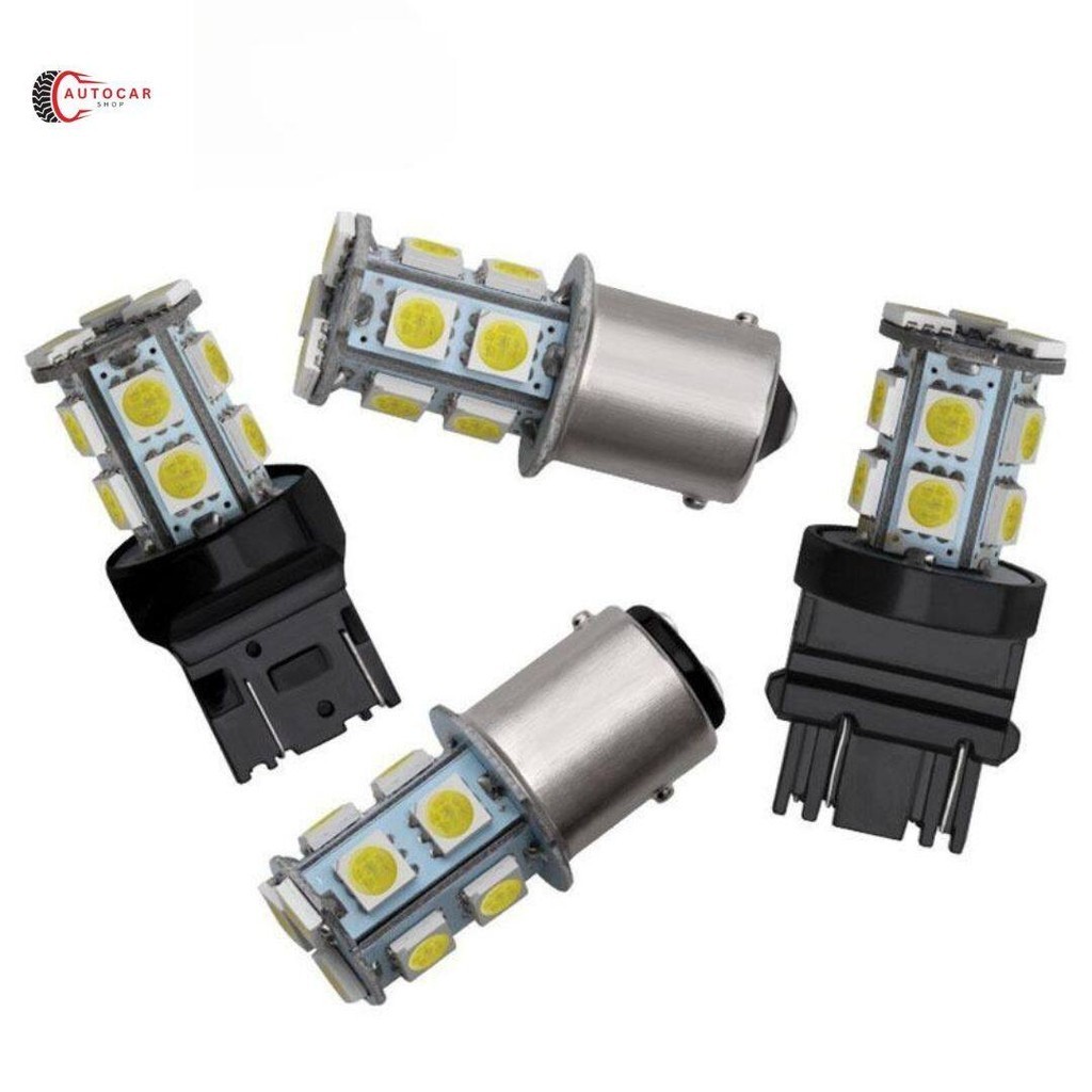 1156 BA15S 1157 BAY15D P21W BA15D 13Led รถยนต์ Led Turn สัญญาณที่จอดรถไฟเบรคไฟท้ายอัตโนมัติด้านหลังย