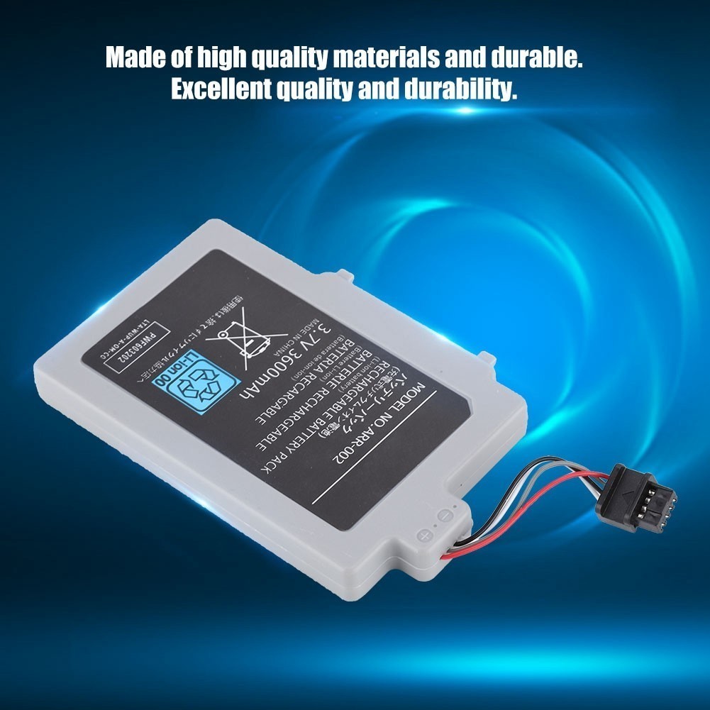 LZ2 3.7V 3600mAh การเปลี่ยนการชาร์จแบตเตอรี่ในตัวสำหรับด้ามจับคอนโทรลเลอร์ WIIU