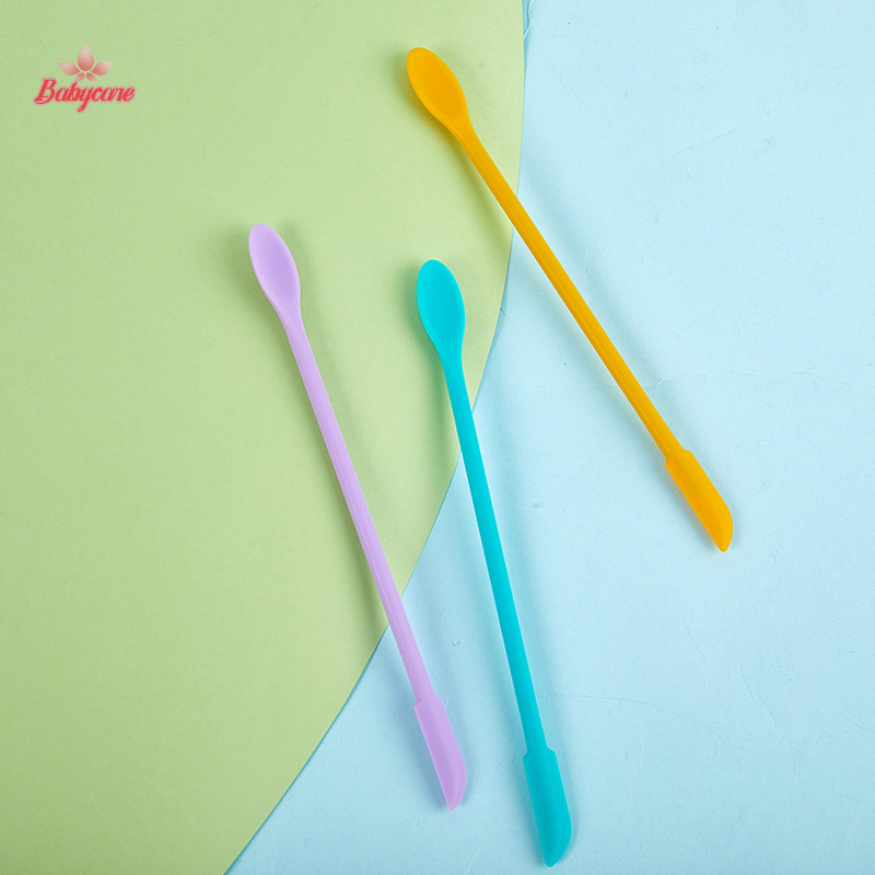 BYCE> ซิลิโคน Double-ยาว Scraper เครื่องสําอาง Jam Deep Bottle Scraper Spatula ชุดเครื่องมือแต่งหน้า Face Cream Spatula ใหม่ ราคา ถูกที่สุด ดีลบีเคเค แกลเลอรีภาพที่ 4
