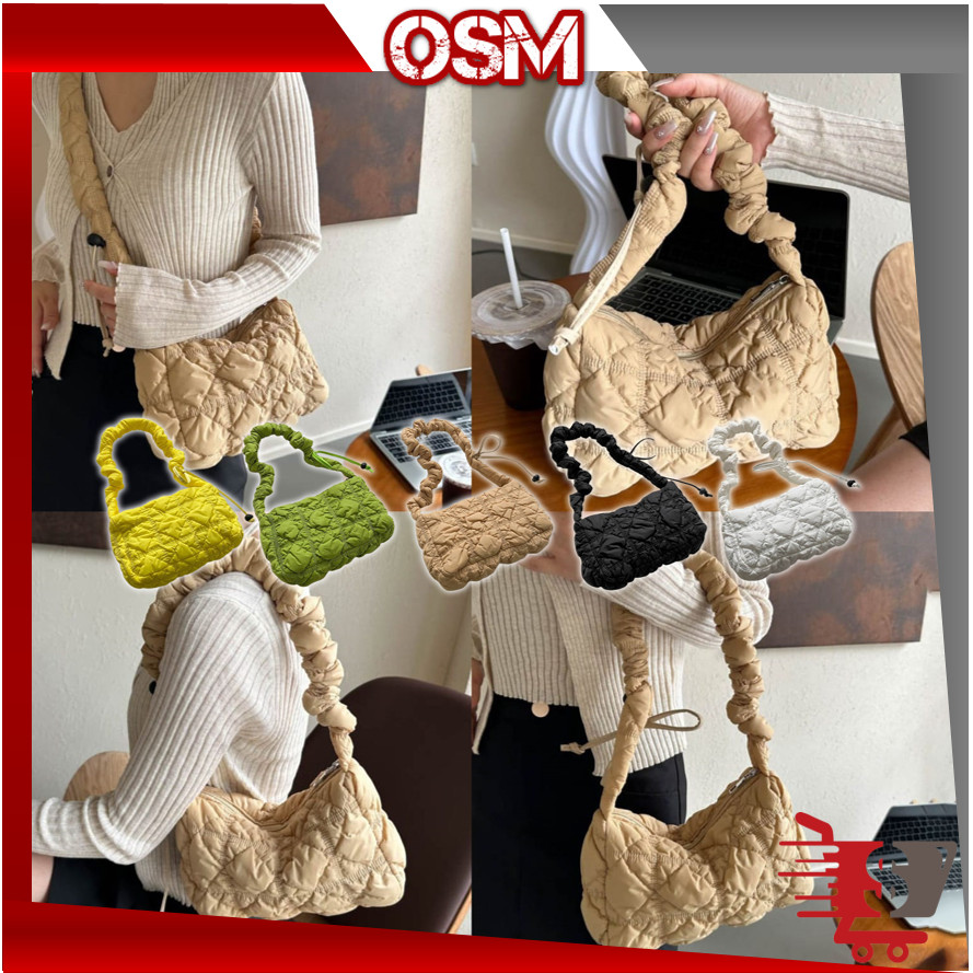OSM - T6153 Puffy Bag / Puffy Shoulder Bag / Puffy Sling Bag / Adjustable Puffy Sling Bag / Aestheti