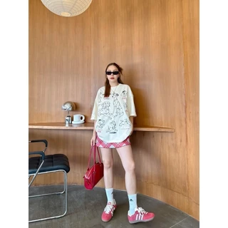 [งานเกรดพรีเมียม งานเกรด A] （จัดส่งตลอด 24 ชั่วโมง）OOOK 🐶 เสื้อยืดสกรีนน้องหมา Dalmatian💖