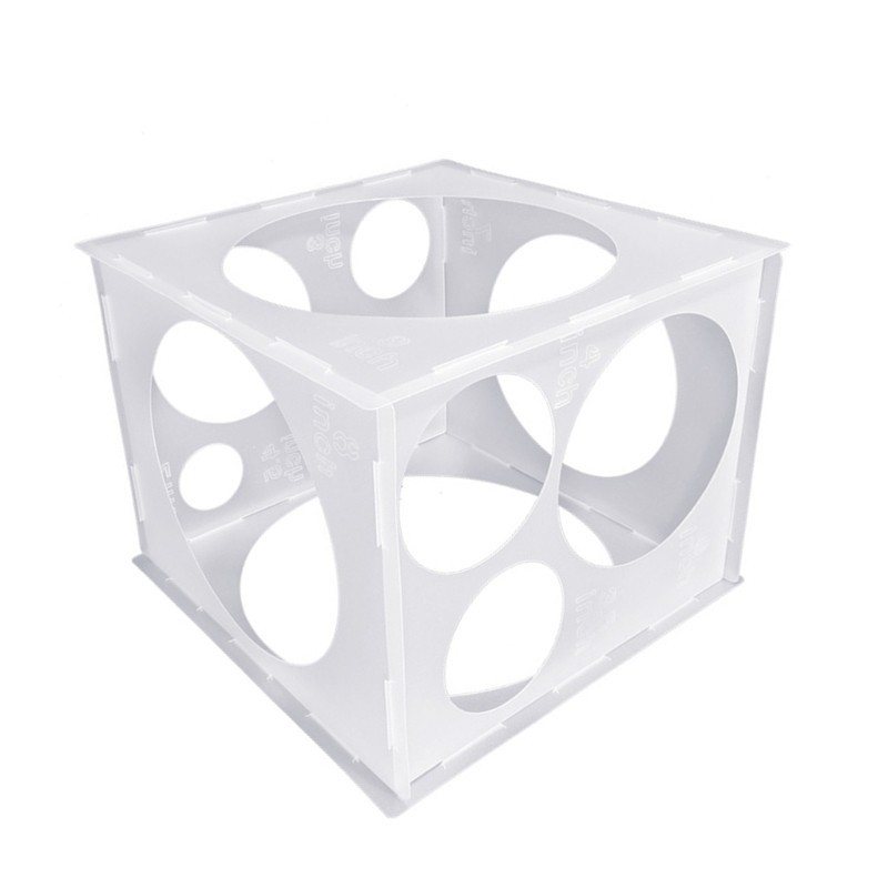 HO 11 หลุมบอลลูน Sizer กล่อง 2-10 นิ้วพับบอลลูนเครื่องมือวัดสําหรับบอลลูน Arches คอลัมน์บอลลูนตกแต่ง