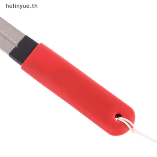 Helinyue ที่ลับตะขอตกปลา ร่องคู่ แบบพกพา อุปกรณ์เสริม สําหรับตกปลา