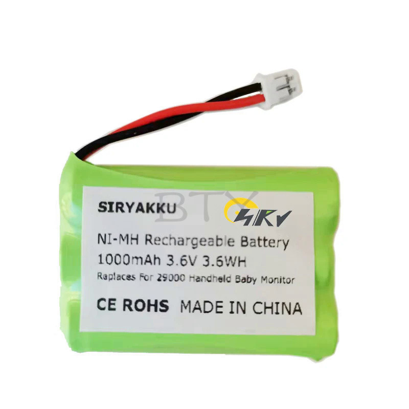 BTY 3.6V Battery For Summer Infant Baby Monitor Wide View 28650 29000 29000A & Clear Sight 29040 290