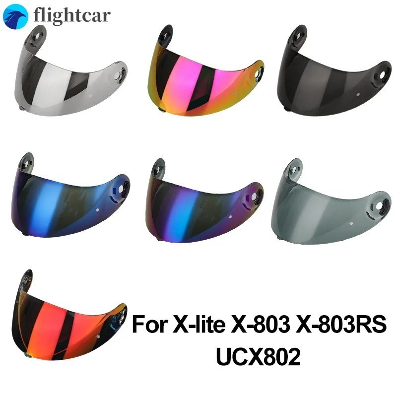 (FT) เลนส์หมวกกันน็อค ป้องกันรังสียูวี อุปกรณ์เสริม สําหรับรถจักรยานยนต์ X-lite X-803 X-803RS UCX802