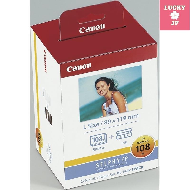 Canon Color Ink/Paper Set KL-36IP 3PACK (SELPHY CP series consumables)