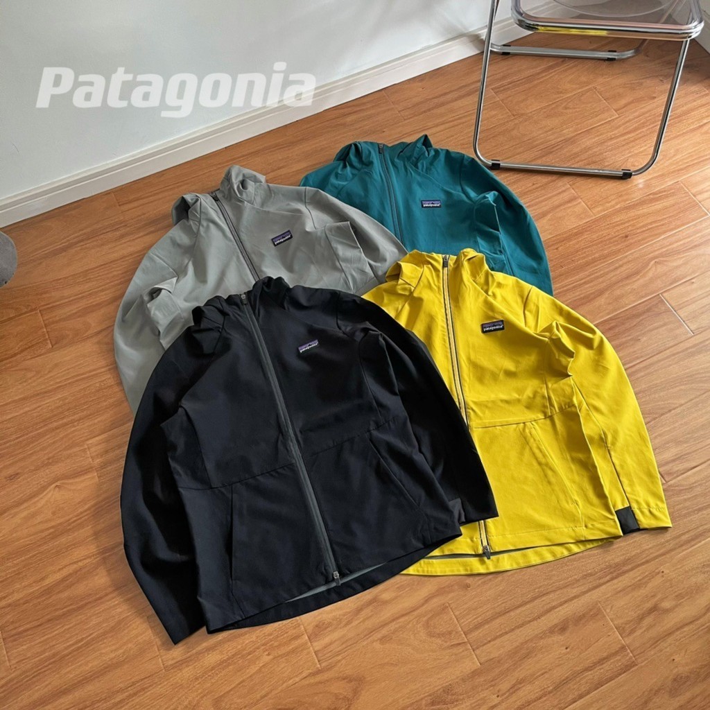 Lb0z Patagonia เสื้อแจ็กเก็ต ผ้าฟลีซ มีฮู้ด แบบนิ่ม มีซิป กันลม สําหรับปีนเขากลางแจ้ง