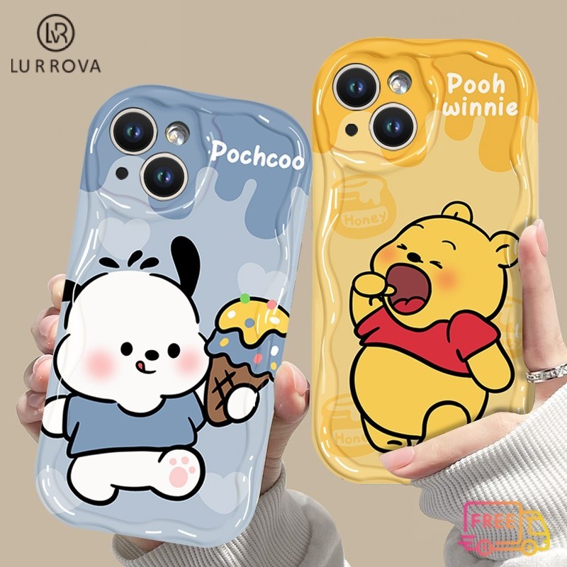 เคส Samsung S23 S22 A15 A05 S24 FE A16 A06 F34 A73 A53 A54 A33 A20 A24 A54 A04E A14 A51 A52 A34 A32 A23 A13 A12 A03 A04 A50 A50S A30S ไอศครีมน่ารัก Pacha Dog กรณีโทรศัพท์ TPU กันกระแทก