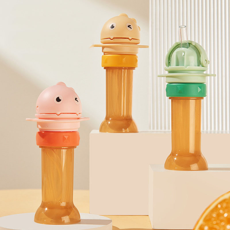 🍒COD👍อะแดปเตอร์ฝาครอบขวดน้ําดื่ม พร้อมหลอดดูด สําหรับเด็กวัยหัดเดิน สามารถพกพาไปได้ทุกที่สะดวกมาก - รูปที่ 7