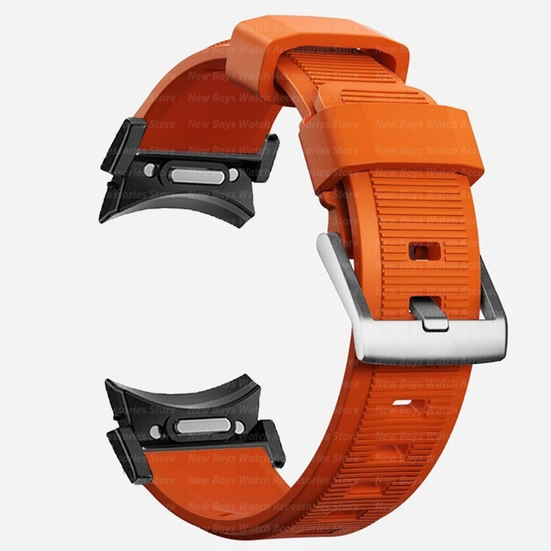 สายนาฬิกาข้อมือซิลิโคน ไม่มีรู สําหรับ Samsung Galaxy Watch 6 Classic 47 มม. 43 มม. 4/5/6 44 มม. 40 มม. Galaxy 5pro 45 มม. ราคา ถูกที่สุด ดีลบีเคเค แกลเลอรีภาพที่ 6