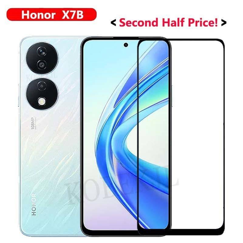 Honor X7B คุณภาพสูงกระจกนิรภัยเต็มรูปแบบฟิล์มสําหรับ Honor X7B X7 b HonorX7b HonorX7B หน้าจอป้องกันฟ