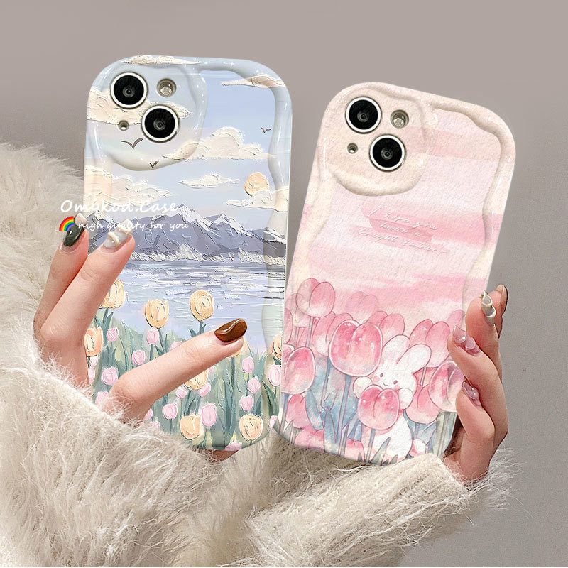 เคสโทรศัพท์มือถือแบบนิ่ม ลายดอกไม้ ภาพวาดสีน้ํามัน 3D สําหรับ Samsung A15 A05 A05s A14 A13 A12 A53 A52 A51 A04 A03S A22 A23 A24 A32 A33 A34 A50 A30 A50S A54
