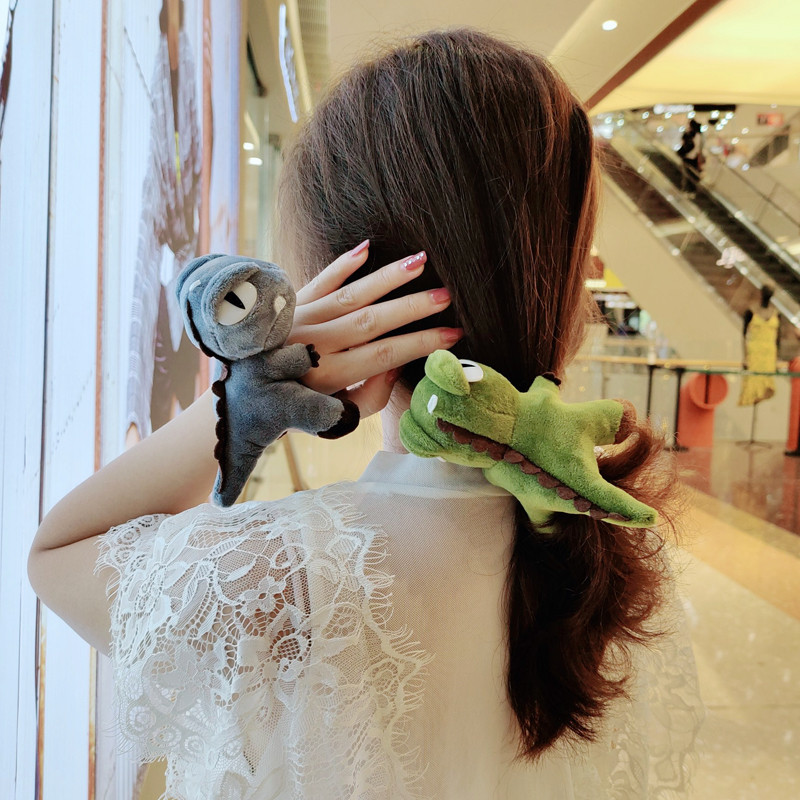 ที่คาดผม แบบยืดหยุ่นสูง ลายไดโนเสาร์น่ารัก สําหรับเด็กผู้หญิง และนักเรียน