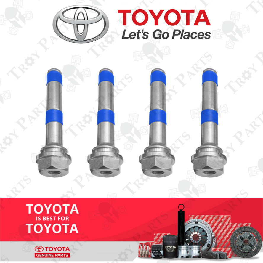 (4 ชิ้น) Toyota Disc เบรค Caliper Guide Pin Bolt ซิลิคอนซิลิโคนด้านหน้าสําหรับ Harrier ASU60 2.0 Tur