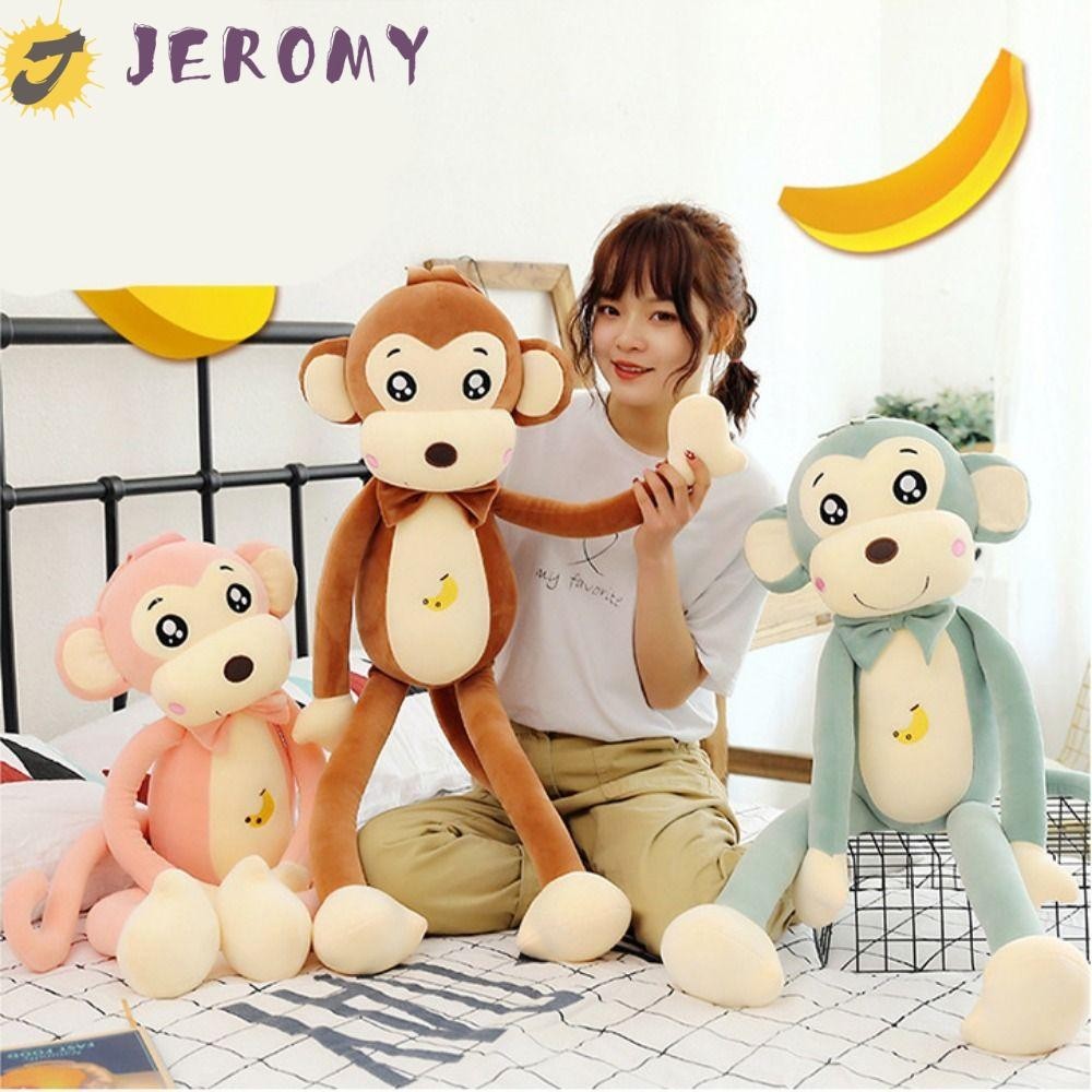 Jeromy ตุ๊กตาลิงน่ารัก ขนปุย ใส่สบาย ขนาด 40-55 ซม. สําหรับตกแต่งห้อง