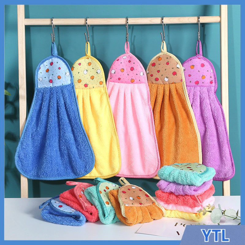 YTL ผ้าเช็ดมือ ผ้าเช็ดจาน ผ้าเช็ดโต๊ะ อย่างหนาผืนใหญ่ มีให้เลือก 6 สี พร้อมส่งจ้า