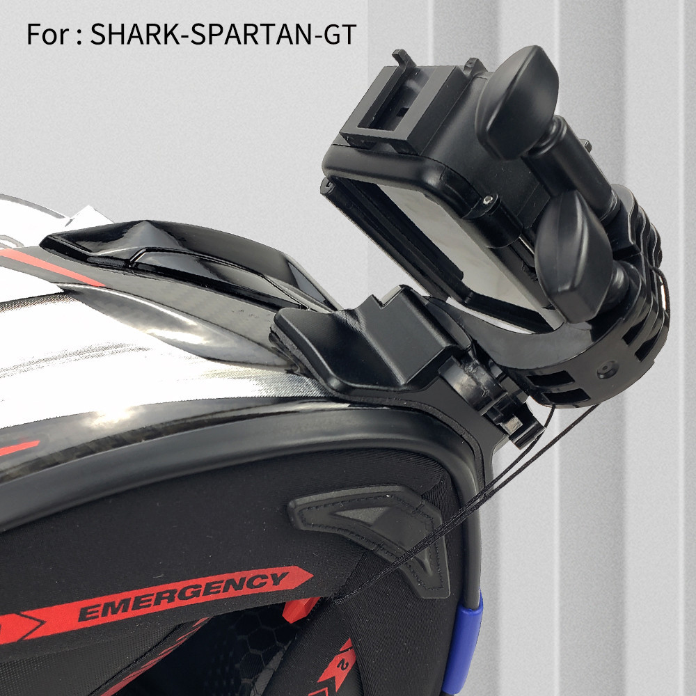 อุปกรณ์เสริมเมาท์ยึดหมวกกันน็อคอลูมิเนียม สําหรับ Shark race R GP SPARTAN-GT D-SKWAL2 GoPro Insta360 Dji