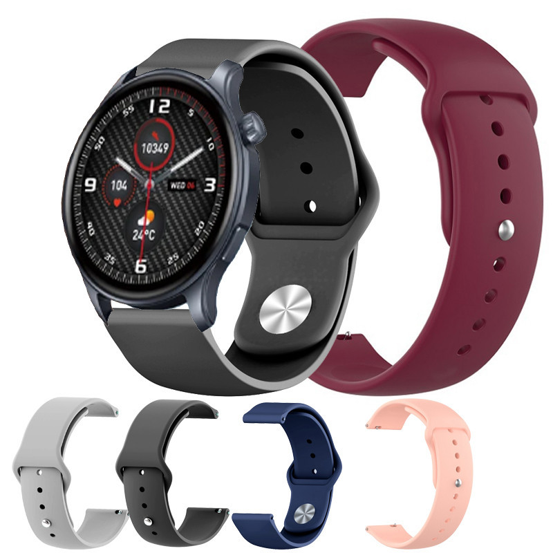 สายนาฬิกาข้อมือซิลิโคน แบบนิ่ม สําหรับ Zeblaze Btalk 3 Pro Smart Watch