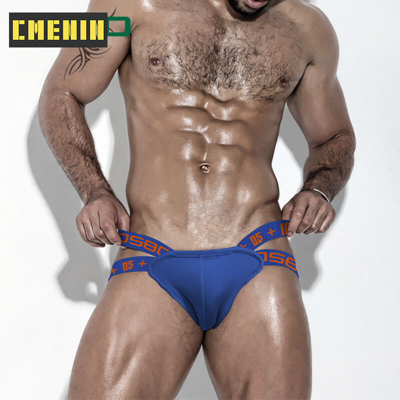 CMENIN Cotton Plain Breathable Men ชุดชั้นใน Thong Men Jockstraps คุณภาพสูง Jockstrap Mens Thongs BS