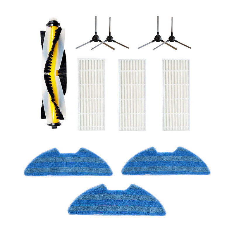 แปรงลูกกลิ้ง แปรงด้านข้าง แผ่นกรอง HEPA ผ้าม็อบ อุปกรณ์เสริม สําหรับหุ่นยนต์ดูดฝุ่น Mister Robot EYEBOT