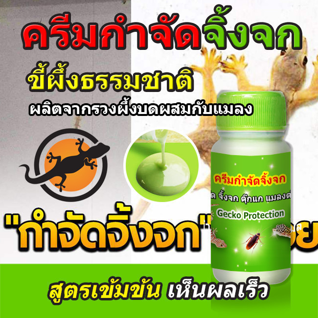 ขายดีอันดับ1!!! ครีมกำจัด จิ้งจก ตุ๊กเเก เเมลงต่างๆ 20 กรัม ราคา ถูก ที่สุด ราคา ส่ง jj