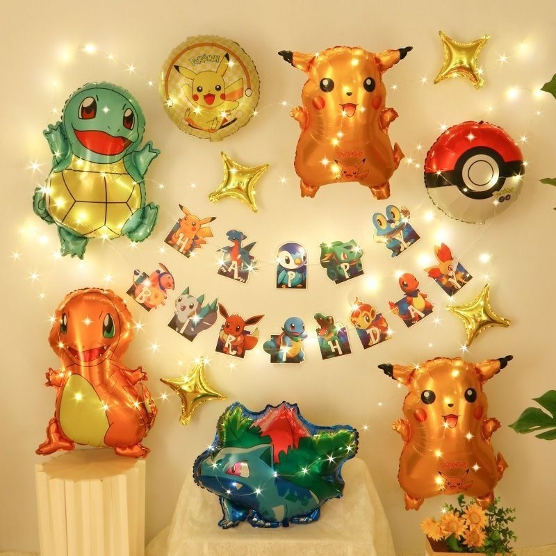 [ลูกโป่ง Pokémon] Pikachu ตกแต่งวันเกิดFayu - รูปที่ 5