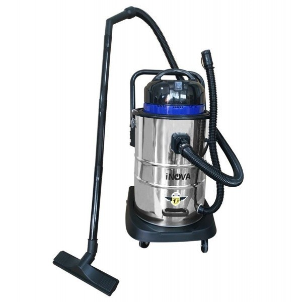 ShopKB INOVA เครื่องดูดฝุ่น ดูดน้ำ RL60-50L-SS ขนาด 1600W 50 ลิตร สีฟ้า ยืนหนึ่งในไทย