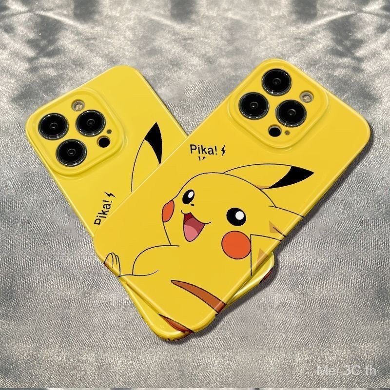เคสโทรศัพท์มือถือแบบแข็ง ลายโปเกม่อน ปิกาจู สําหรับ iPhone15 TW3A - รูปที่ 2