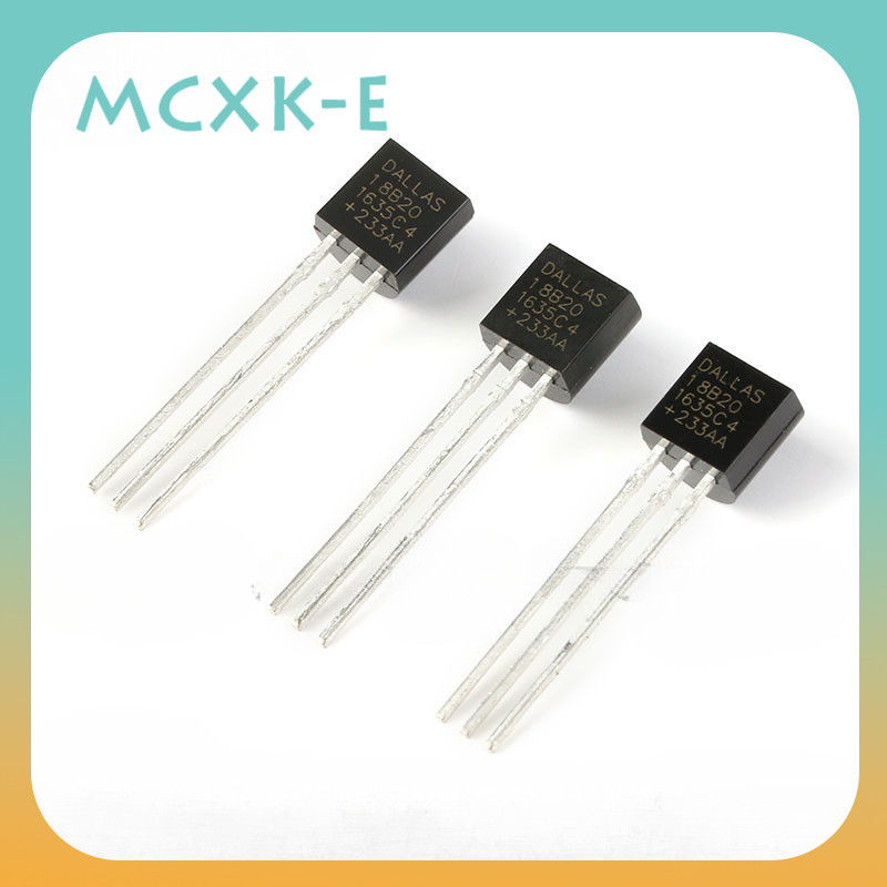 เซนเซอร์อุณหภูมิ MCXK-E DS18B20 18B20 TO-92 DS18B20 TO92 DS18B20 18B20