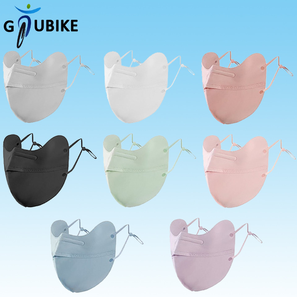 Gtubike UPF50+ หน้ากากผ้าเรยอน ป้องกันรังสียูวี ระบายอากาศ สามมิติ ป้องกันมุมดวงตา สําหรับเล่นกีฬากลางแจ้ง