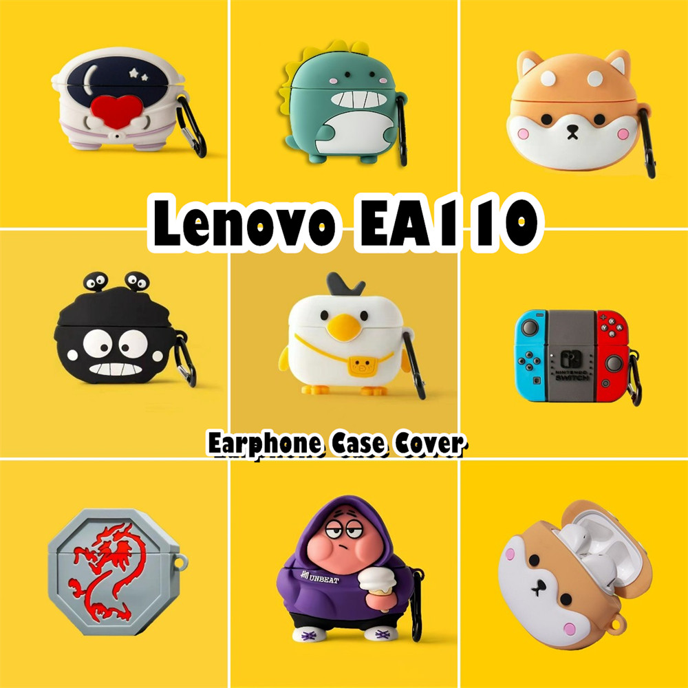 ส่วนลดสําหรับ Lenovo EA110 Case Creative Cartoon Soft Silicone Headphone Case Casing Cover