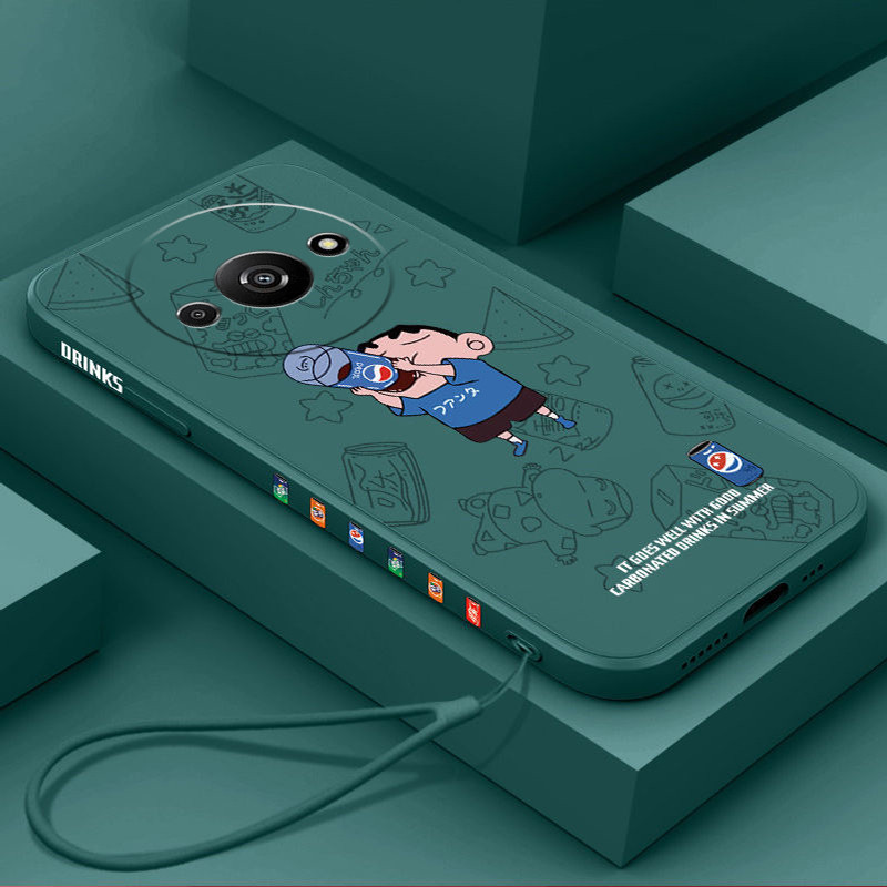 เคส Redmi A3 POCO C61 4G tpu ฟรีเชือกเส้นเล็กแฟชั่นเคสโทรศัพท์แบบนิ่ม KCXX