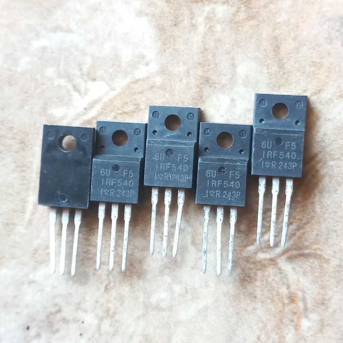 Mosfet IRF540 fet irf540n irf 540 ทรานซิสเตอร์ TR 540N Fajar electro 2