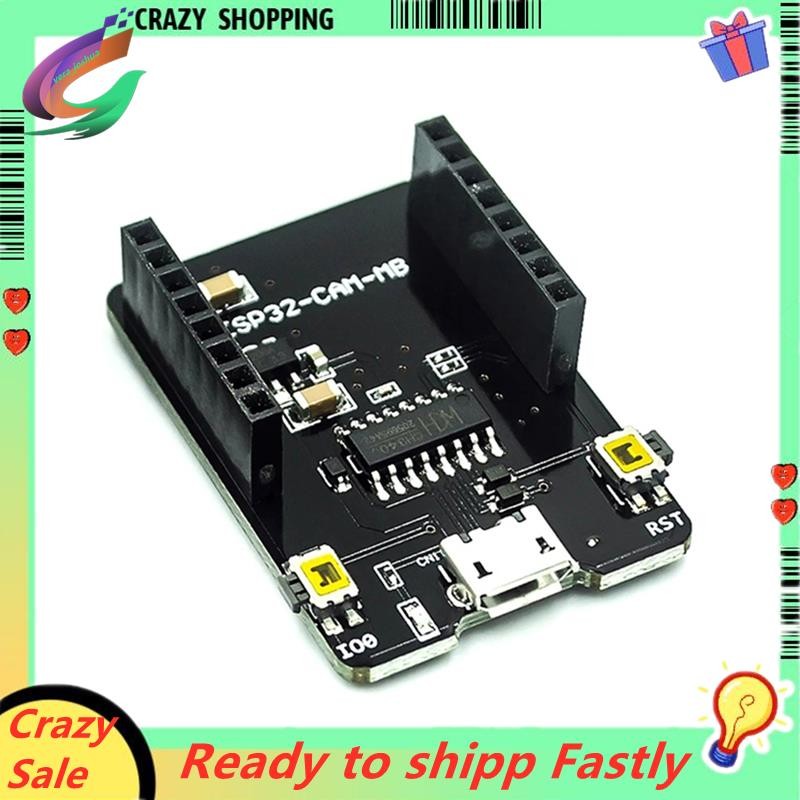 Esp32-cam บอร์ดพัฒนา ESP32-CAM แผ่นฐานเหมาะสําหรับโครงการ IoT