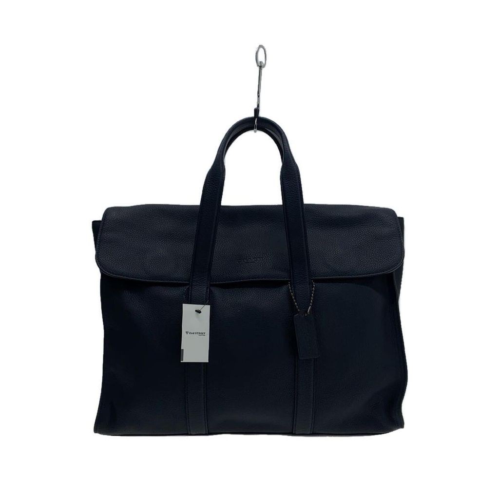 COACH Business Bag Briefcase_Metropolitan_Portfolio_Polished Pebble_Leather Cowhide NVY Direct from 