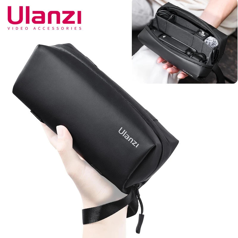 Ulanzi PK-04 ที่เก็บกล้องแบบพกพากระเป๋านุ่มสําหรับ DJI Osmo Pocket 3 Insta360 GoPro 10 เคสป้องกันอุป