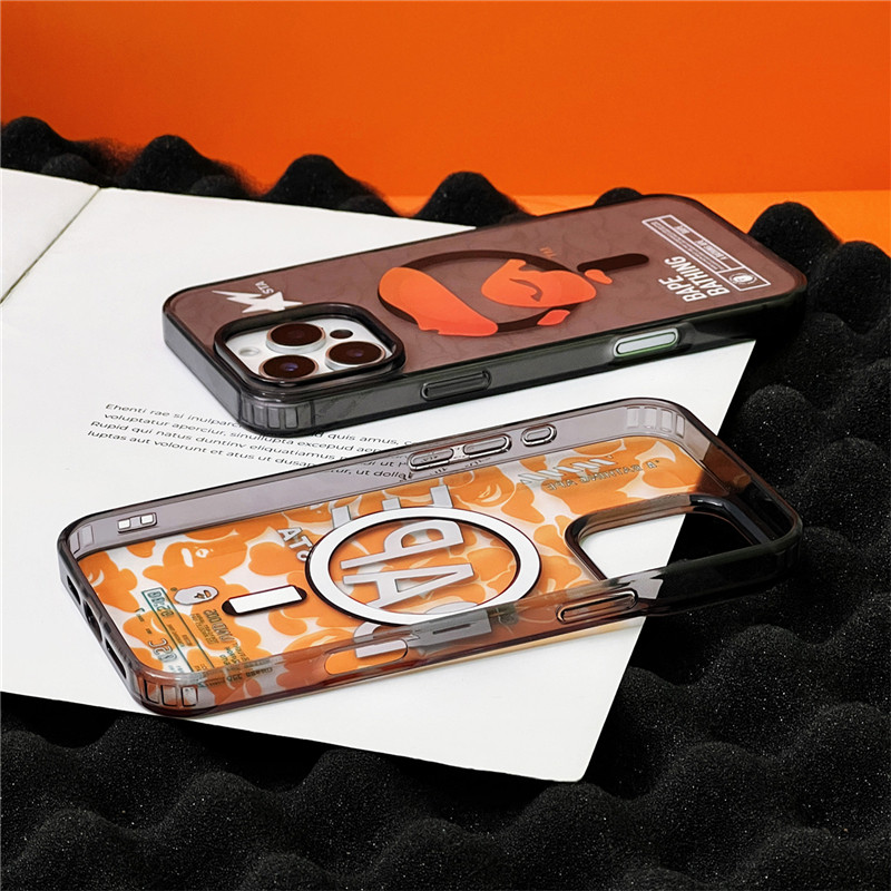 Bape STA APE graffiti Label Lucency 2 In 1 แม่เหล็กเคสโทรศัพท์เหมาะสําหรับ IPhone16 16Pro 16ProMax 16Plus 15 15Pro 15ProMax 14ProMax 14 14Pro 13 13 13PM 12 12Pro 12PM 11 11ProMax ราคา ถูกที่สุด ดีลบีเคเค แกลเลอรีภาพที่ 9