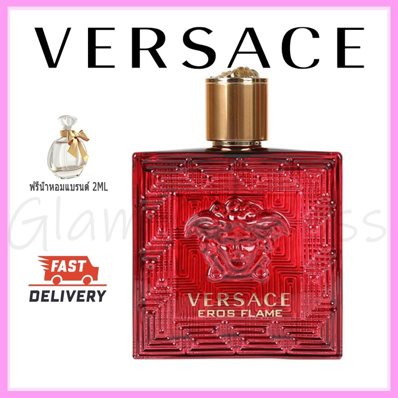 สินค้าพร้อมส่ง Versace Eros Flame EDP Men's Perfume น้ำหอมผู้ชาย 100ML ของแท้