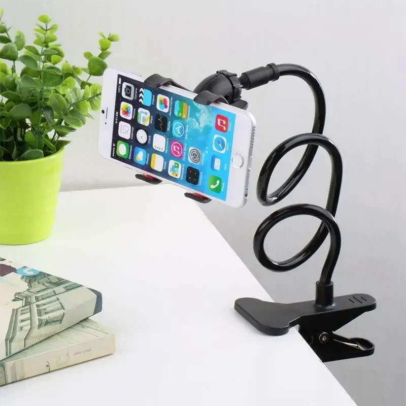 70cm 360 Clip Mobile Phone Holder Stand Portable Flexible Lazy Bed Desktop Bracket Smartphones Desk 
