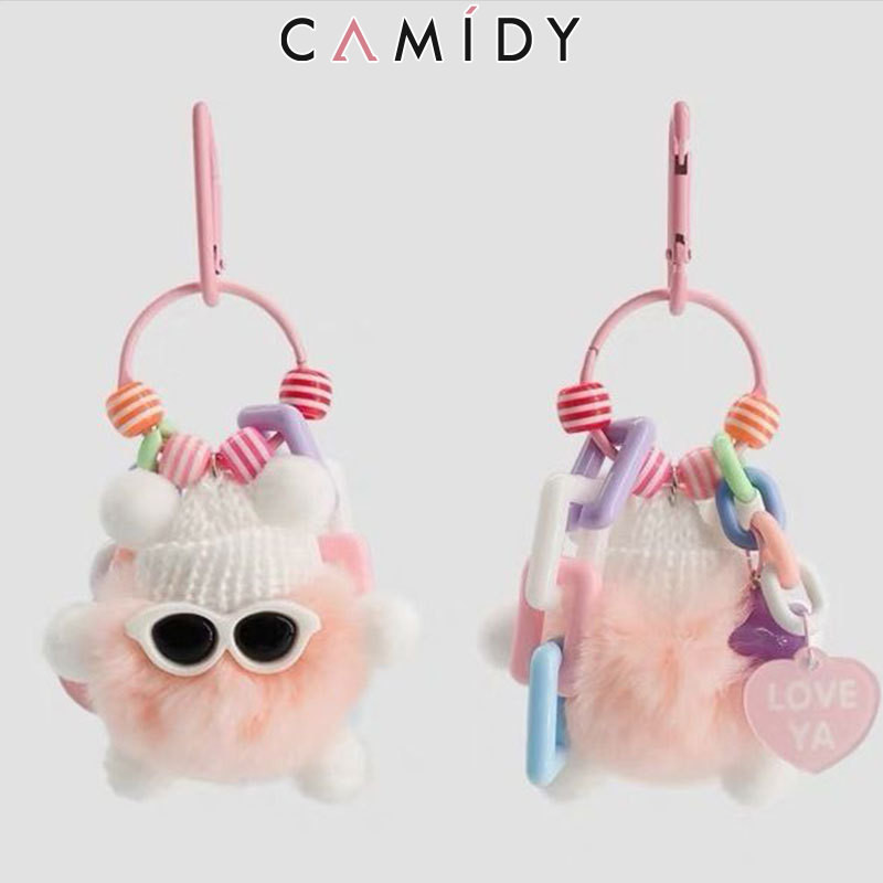 Camidy พวงกุญแจ จี้ตุ๊กตามอนสเตอร์น่ารัก สําหรับห้อยกระเป๋านักเรียน