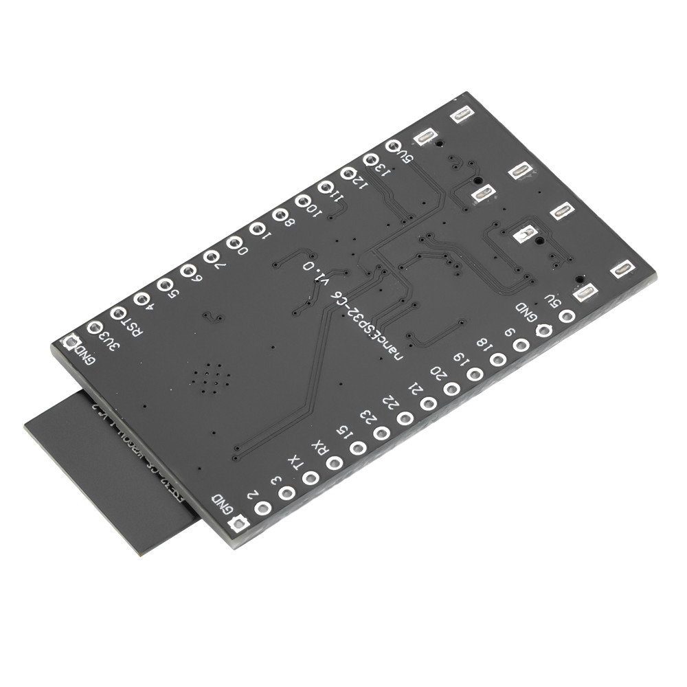 Pcbfun ESP32-C6 บอร์ดโมดูลทดลอง WiFi บลูทูธ ESP32-C6-WROOM-1 Dual TYPE-C