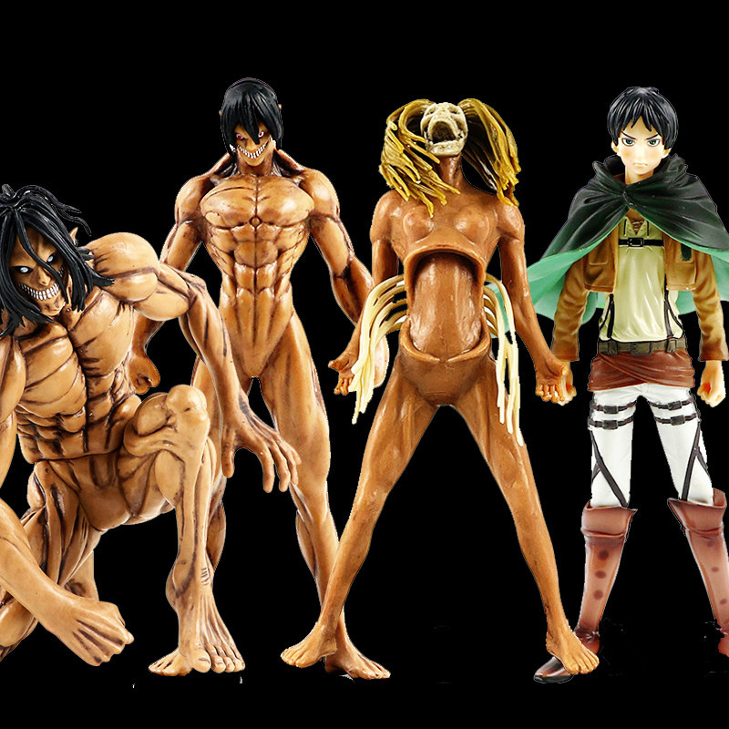 ฟิกเกอร์ อนิเมะ Attack on Titan Levi Eren สําหรับตกแต่งบ้าน
