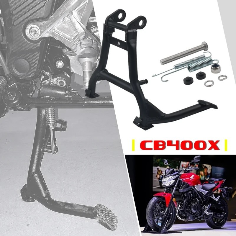 ZCS Motorcycle Large Bracket Pillar Center Central Parking Stand Firm Holder Support  For HONDA CB400X CB 400X CB400 X 2