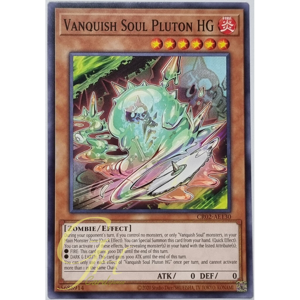 Yugioh [CR02-AE130] Vanquish Soul Pluton HG (Common)