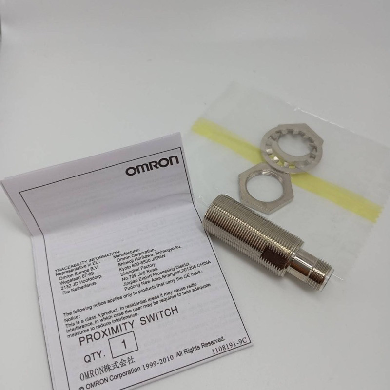 E2E-X5E1-M1 หัว 18MM  ระยะจับ 5 MM NPN NO แจ็ค 4P ไฟ 12 to 24 VD งานแท้ พร้อมส่งในไทย ของใหม่ จากไทย