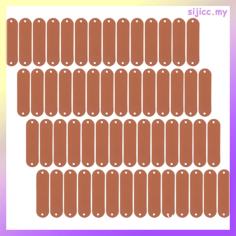 100 ชิ้นป้ายนูนเสื้อผ้าหนังเปล่ากางเกงยีนส์หมวกกระเป๋าทําด้วยมือเสื้อผ้าเด็กตกแต่งช็อคโกแลตสี100ชิ้นเย็บผ้าโครเชต์สังเคราะห์ - รูปที่ 5