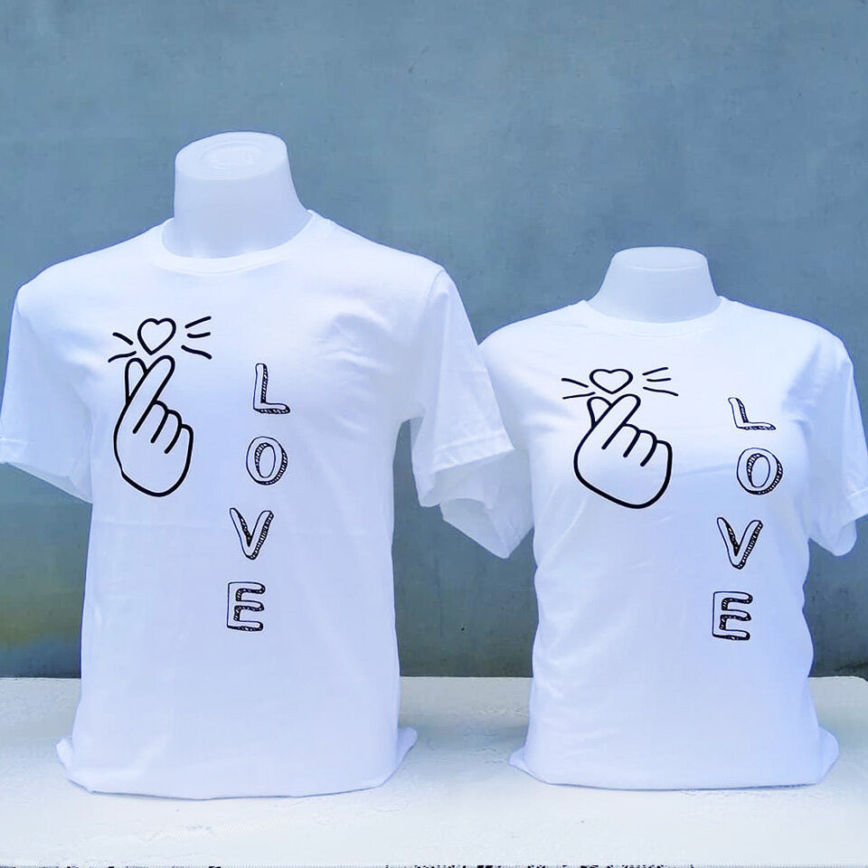 [ส่งจากโรงงาน]ออก24ชั่วโมง OOOK Newเสื้อคู่รัก ครอบครัว มินิฮาร์ท (ราคาต่อ1ตัว) คู่รัก ชุดคู่ คู่กับแฟน แฟชั่น