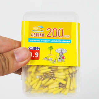 ASHINO ยางลอคทุ่น+ลูกหมุน CO11 (ที่เสียบทุ่นตกปลา) 200 ตัว/กล่อง