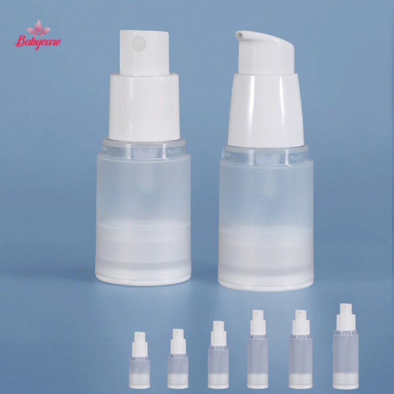 Byce> ขวดปั๊มสูญญากาศ แบบพกพา เติมได้ สําหรับใส่โลชั่น ครีม เดินทาง